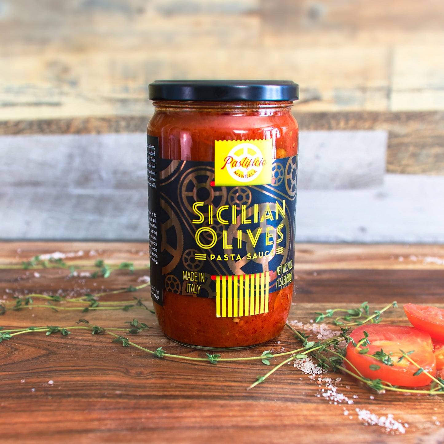 Complex Thinker Combo - Sicilian Olive Sauce & Gragnano Tortiglioni
