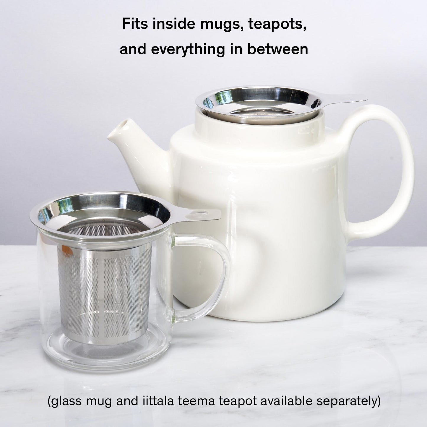 One Cup Stainless Steel Tea Infuser