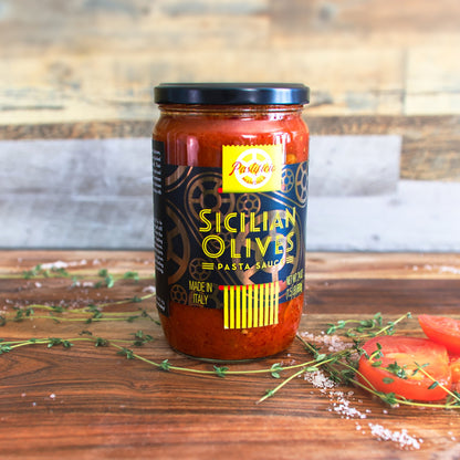 Complex Thinker Combo - Sicilian Olive Sauce & Gragnano Tortiglioni